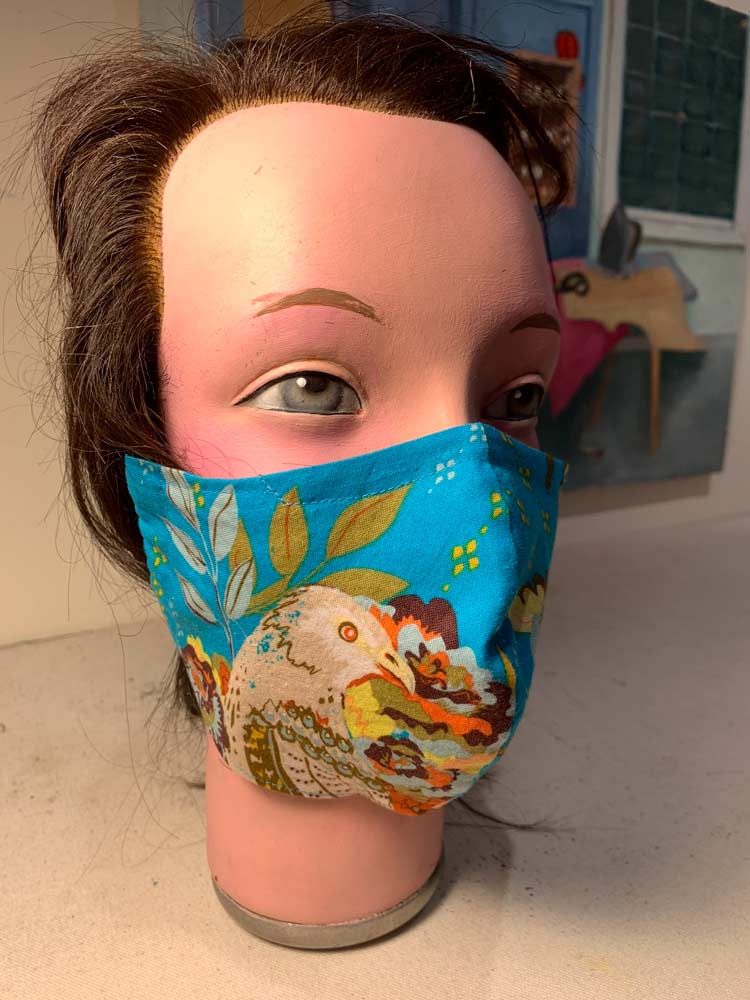 Epicenter Point Reyes Mask made by Dana Davidson